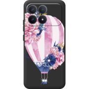 Чохол зі стразами Poco F8 Pro Pink Air Baloon