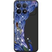 Чохол зі стразами Poco F8 Pro Peafowl