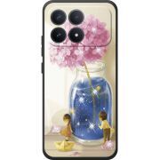 Чохол зі стразами Poco F8 Pro Little Boy and Girl