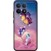 Чохол зі стразами Poco F8 Pro Butterflies