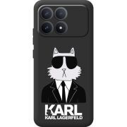 Чорний чохол BoxFace Poco F8 Pro Cat in Black