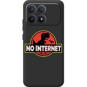 Чорний чохол BoxFace Poco F8 Pro No Internet