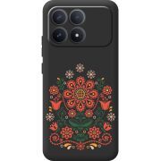 Чорний чохол BoxFace Poco F8 Pro Ukrainian Ornament