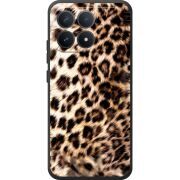 Чорний чохол BoxFace Poco F8 Pro Леопардовий
