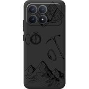 Чорний чохол BoxFace Poco F8 Pro Mountains