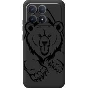 Чорний чохол BoxFace Poco F8 Pro Grizzly Bear