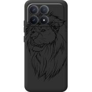 Чорний чохол BoxFace Poco F8 Pro Lion