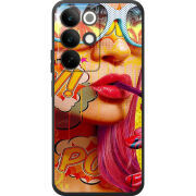 Чохол BoxFace Realme C85 Yellow Girl Pop Art