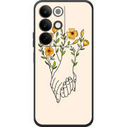 Чохол BoxFace Realme C85 Flower Hands