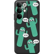 Прозорий чохол BoxFace Realme C85 с 3D-глазками HIYA