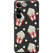 Прозорий чохол BoxFace Realme C85 с 3D-глазками Popcorn