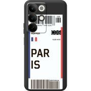 Прозорий чохол BoxFace Realme C85 Ticket Paris