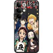 Прозорий чохол BoxFace Realme C85 Незуко та друзі