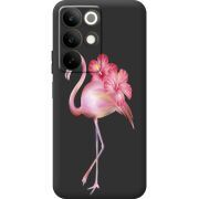 Прозорий чохол BoxFace Realme C85 Floral Flamingo