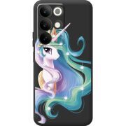 Чохол зі стразами Realme C85 Unicorn Queen