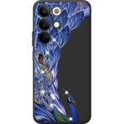 Чохол зі стразами Realme C85 Peafowl
