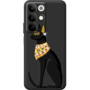 Чохол зі стразами Realme C85 Egipet Cat