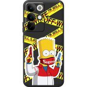 Чорний чохол BoxFace Realme C85 White Bart