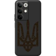 Чорний чохол BoxFace Realme C85 Ukrainian Trident