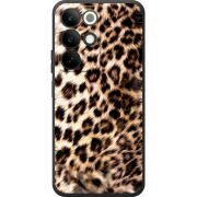 Чорний чохол BoxFace Realme C85 Леопардовий