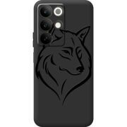 Чорний чохол BoxFace Realme C85 Wolf