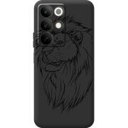 Чорний чохол BoxFace Realme C85 Lion