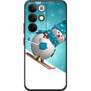 Чохол BoxFace Realme C85 Pro Skier Snowman