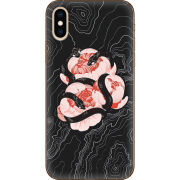 Чехол Uprint Apple iPhone XS Snake Rose