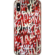 Чехол Uprint Apple iPhone XS Love Graffiti