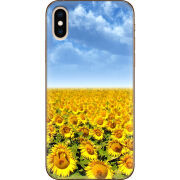 Чехол Uprint Apple iPhone XS Подсолнухи