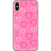 Чехол Uprint Apple iPhone XS Sugar Hearts