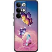 Чохол зі стразами Realme C85 Pro Butterflies