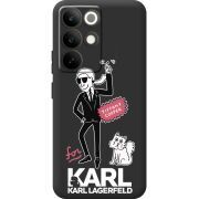 Чорний чохол BoxFace Realme C85 Pro For Karl