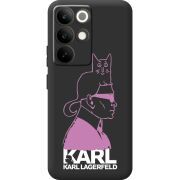 Чорний чохол BoxFace Realme C85 Pro Pink Karl