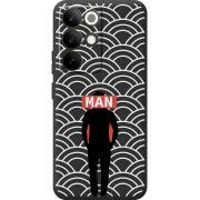 Чорний чохол BoxFace Realme C85 Pro Man Pattern