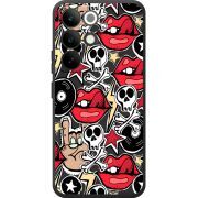 Чорний чохол BoxFace Realme C85 Pro Rock Graffiti