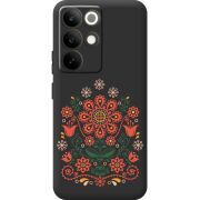 Чорний чохол BoxFace Realme C85 Pro Ukrainian Ornament