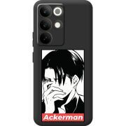 Чорний чохол BoxFace Realme C85 Pro Attack On Titan - Ackerman