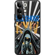 Чорний чохол BoxFace Realme C85 Pro Привид Києва в дії