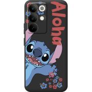 Чорний чохол BoxFace Realme C85 Pro Гавайський гість Stich