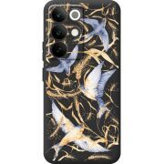 Чорний чохол BoxFace Realme C85 Pro Ластівки