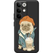 Прозорий чохол BoxFace Realme C85 Pro Dog Coffeeman