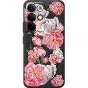 Прозорий чохол BoxFace Realme C85 Pro Peony Watercolor Style
