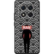 Чорний чохол BoxFace Xiaomi Redmi Note 15 Pro Man Pattern