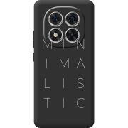 Чорний чохол BoxFace Xiaomi Redmi Note 15 Pro Minimalistic