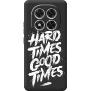 Чорний чохол BoxFace Xiaomi Redmi Note 15 Pro Hard Times Good Times