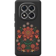 Чорний чохол BoxFace Xiaomi Redmi Note 15 Pro Ukrainian Ornament