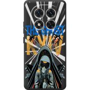 Чорний чохол BoxFace Xiaomi Redmi Note 15 Pro Привид Києва в дії