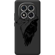 Чорний чохол BoxFace Xiaomi Redmi Note 15 Pro Wolf and Raven