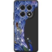 Чохол зі стразами Poco M8 Peafowl